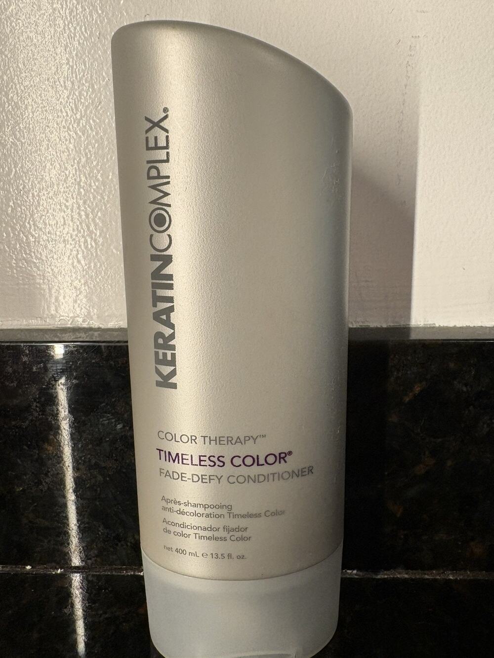 Timeless Color Fade-Defy Conditioner by Keratin Complex for Unisex 13.5 New
